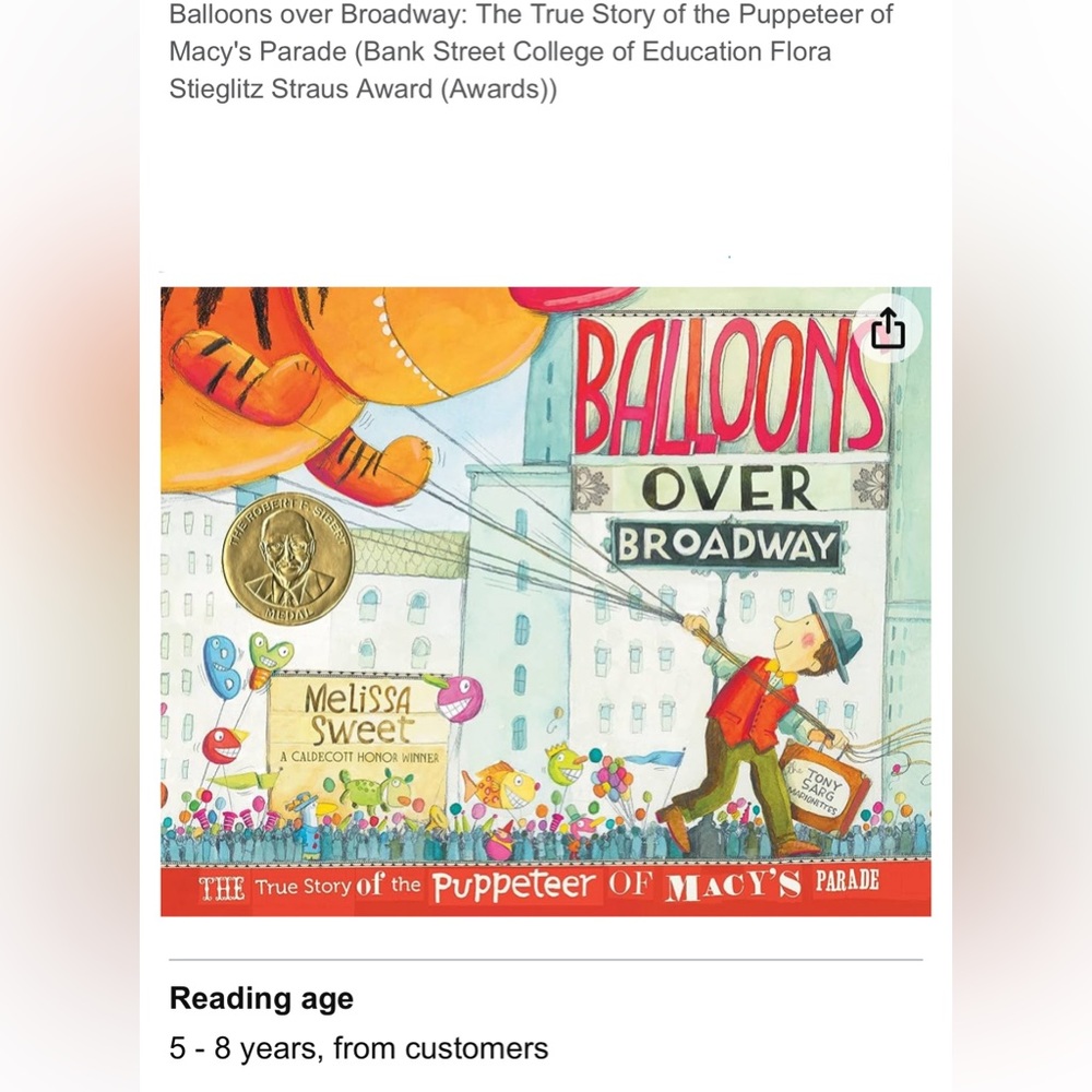 BALLOONS OVER BROADWAY-The true story of the puppeteer of Macys Parade